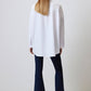 Camicia oversize in popeline