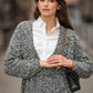 Cappotto in maglia con cintura