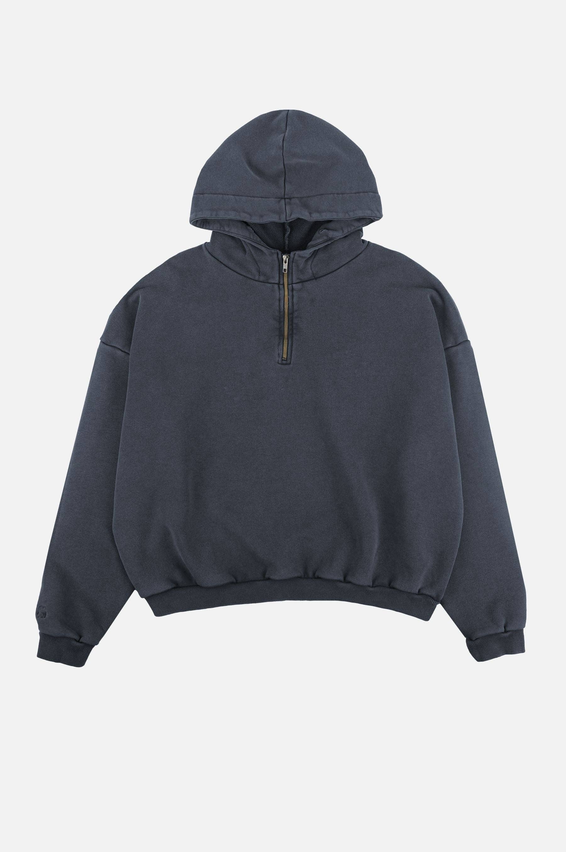 Felpa oversize super pesante con cappuccio e zip Eclipse Totale