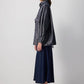 Giacca oversize in gabardine glitterata