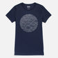 T-shirt donna Waves blu navy