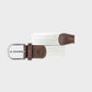 Cintura elastica intrecciata bianca Coconut