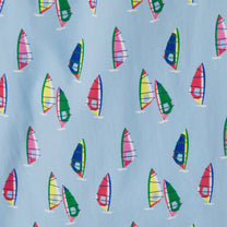 Boxer in cotone biologico con stampa windsurf