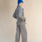 Giacca doppiopetto in maglia misto cashmere