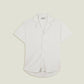 Camicia waffle bianca in cotone
