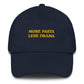 Cappellino ricamato "More Pasta Less Drama"