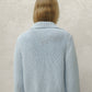 Giacca cardigan in maglia con colletto e bottoni