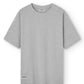 T-shirt essenziale in cotone biologico grigio