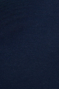 Camicia in popeline blu navy con polsini ampi e bottoni oro