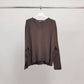 Maglione morbido e fluido con scollo a V