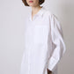 Camicia oversize effetto cupro