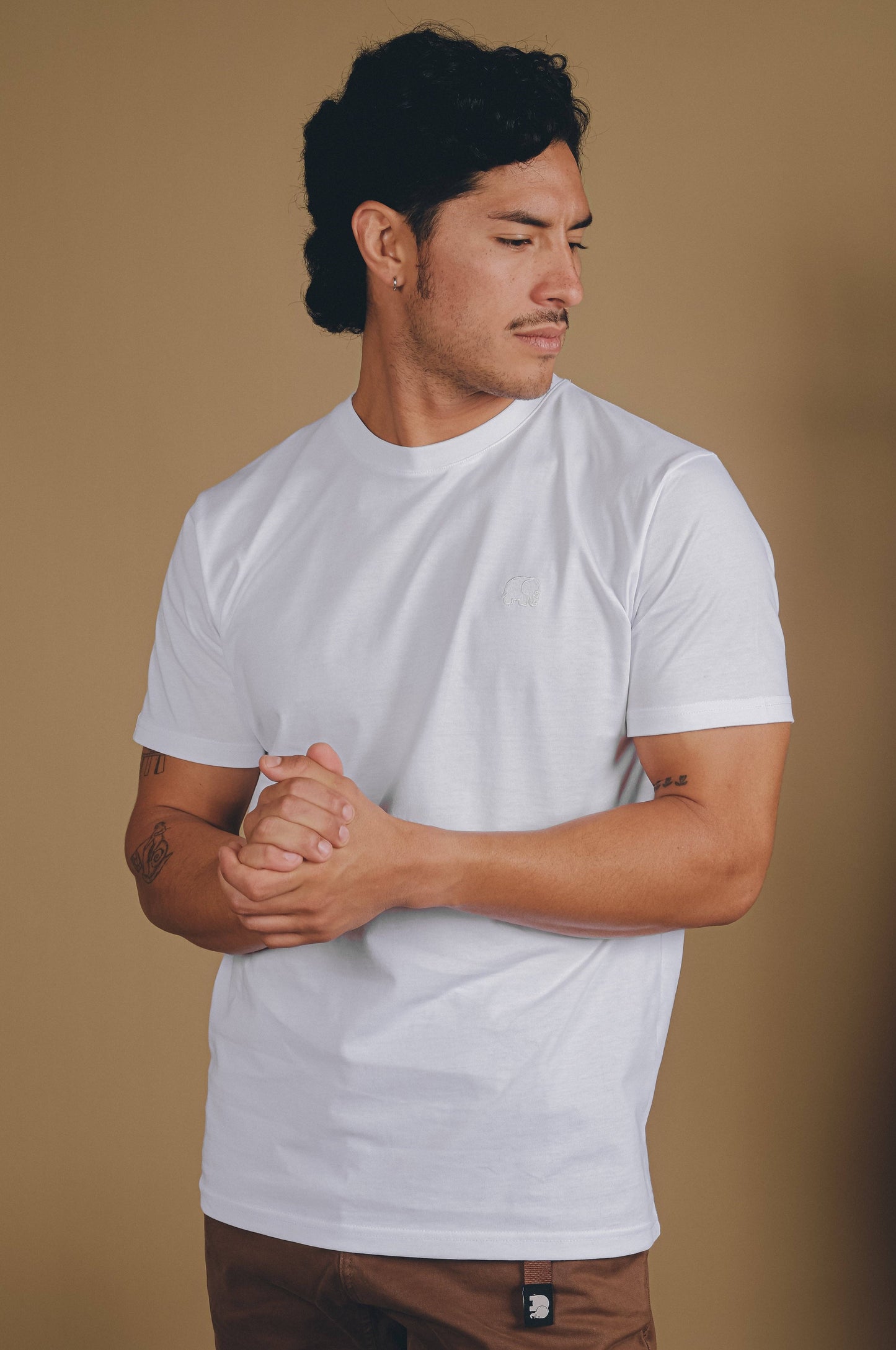 T-shirt Essentials in Cotone Organico Bianca