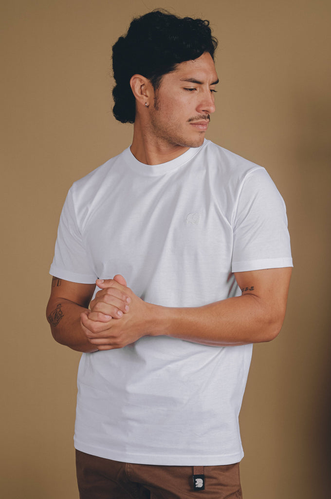 T-shirt Essentials in Cotone Organico Bianca