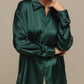 Camicia satinata da donna in poliestere