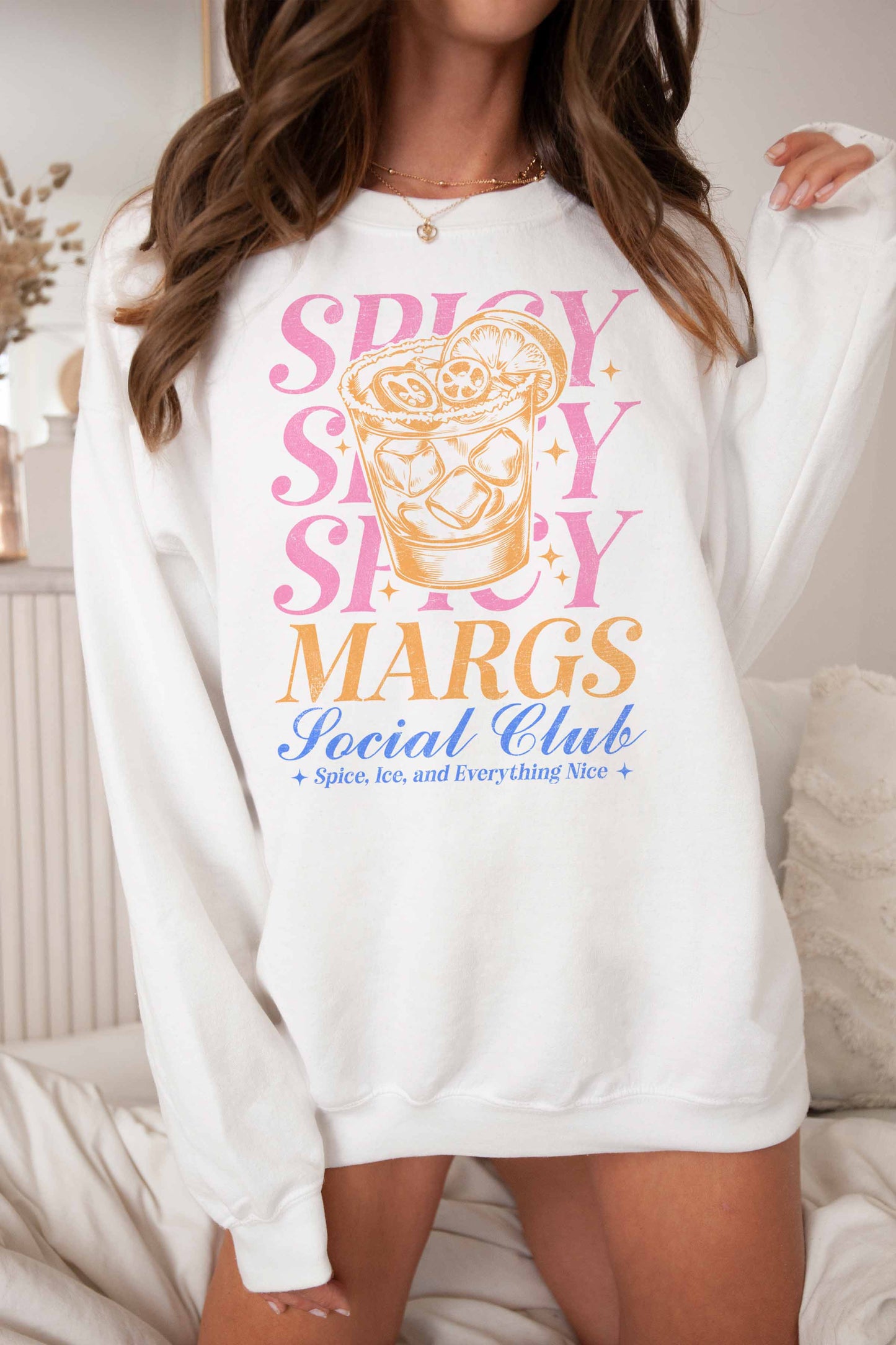 Felpa oversize Spicy Margs Social Club