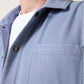 Giacca Chill blu pallido da uomo in twill di cotone