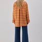 Camicia in tweed a quadri