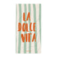 Asciugamano mare La Dolce Vita a righe
