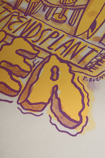 T-shirt pigmentata bianca “Life by the Sea VII”