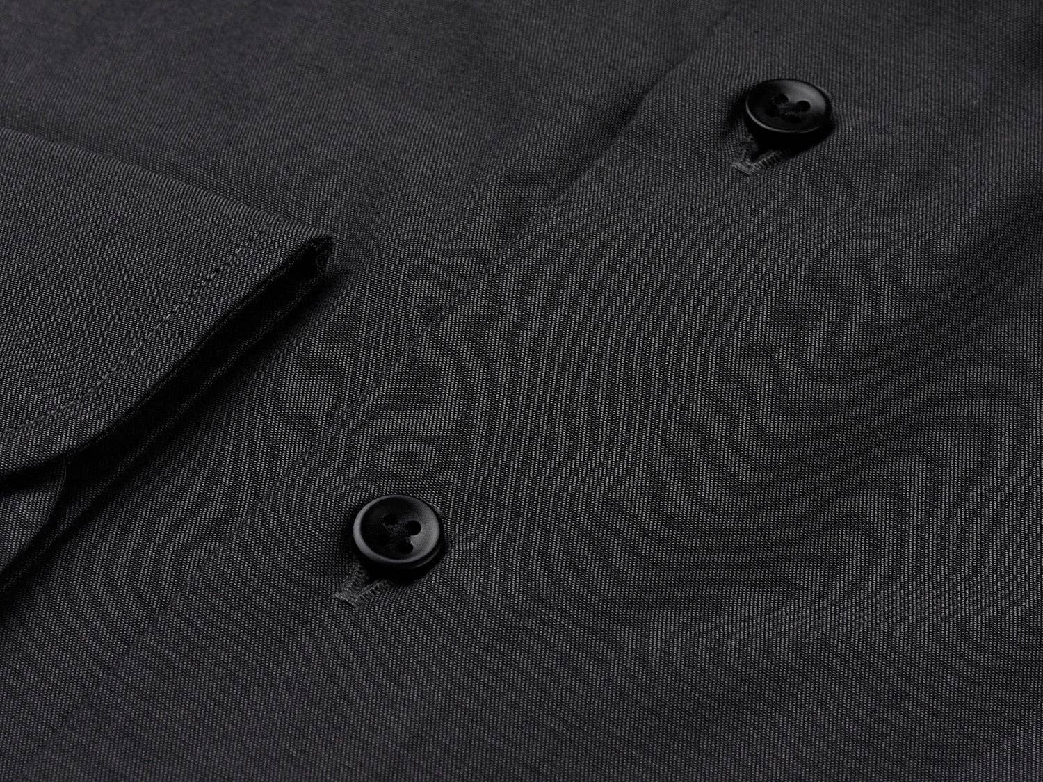 Camicia elegante grigia slim fit in cotone biologico