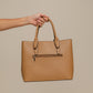 Borsa tote in ecopelle effetto martellato
