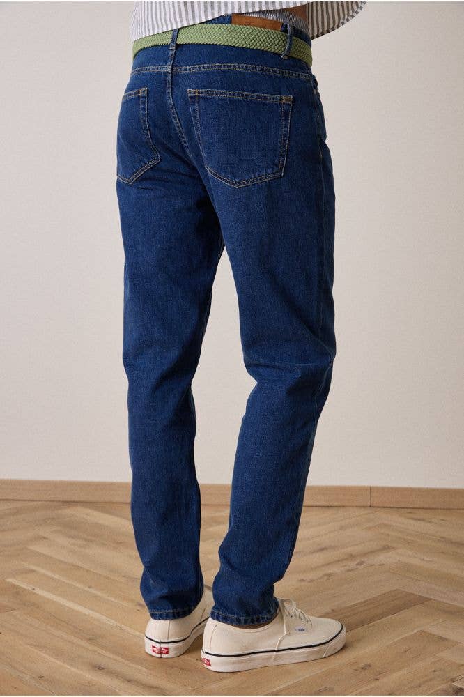 Jeans slim da uomo Cooper in denim blu