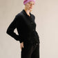 Berretto in misto cashmere a maglia tridimensionale