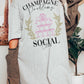 T-shirt grafica Champagne Social Club