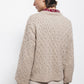 Maglione a maglia strutturata girocollo