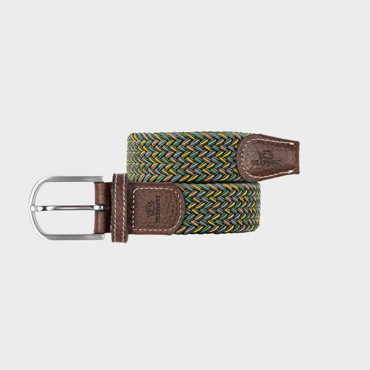 Cintura elastica intrecciata multicolore Belfast