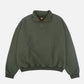 Maglione oversize super pesante con zip a un quarto verde Kombu