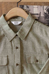 Camicia Lenon in chambray salvia