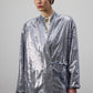 Kimono di paillettes grigio