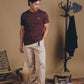 T-shirt Essentials in Cotone Biologico Rosso Vino