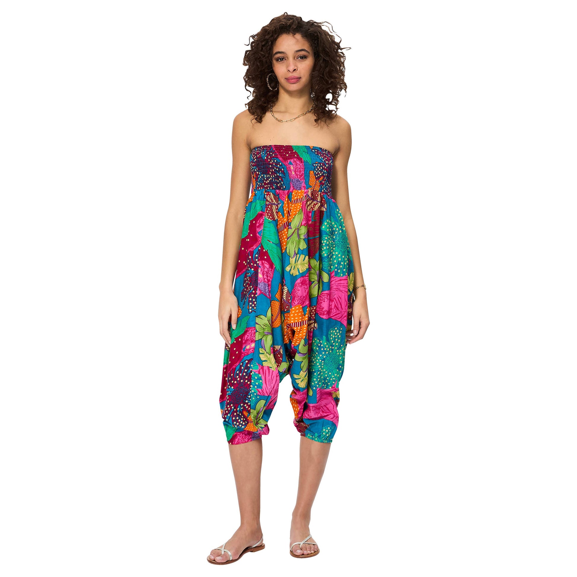 Pantaloni harem estivi 3 in 1 in cotone