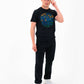 T-shirt Starry Night con grafica artistica