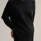 Maglione girocollo in misto baby alpaca
