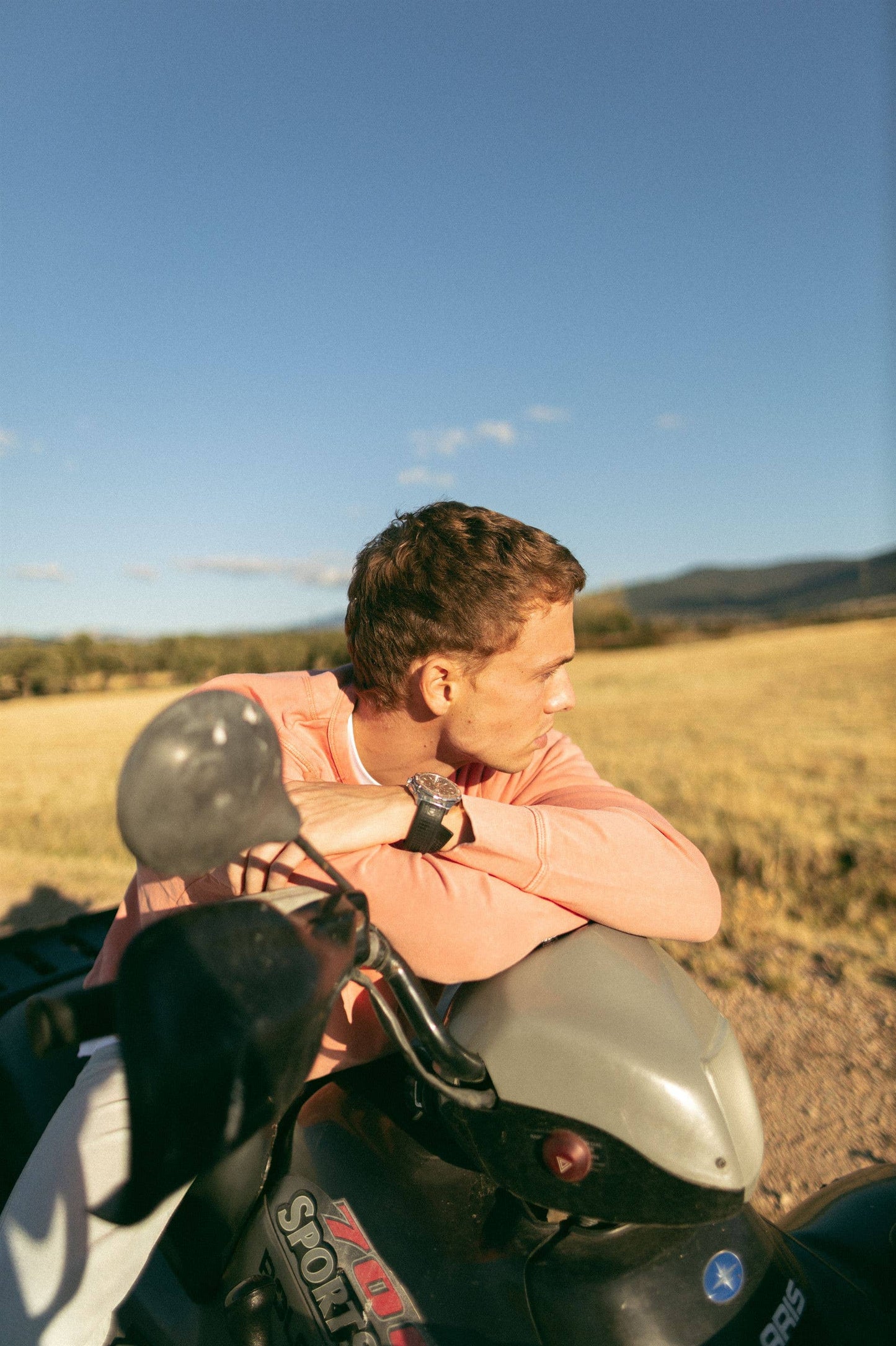 Felpa girocollo Humpier Motors in cotone biologico