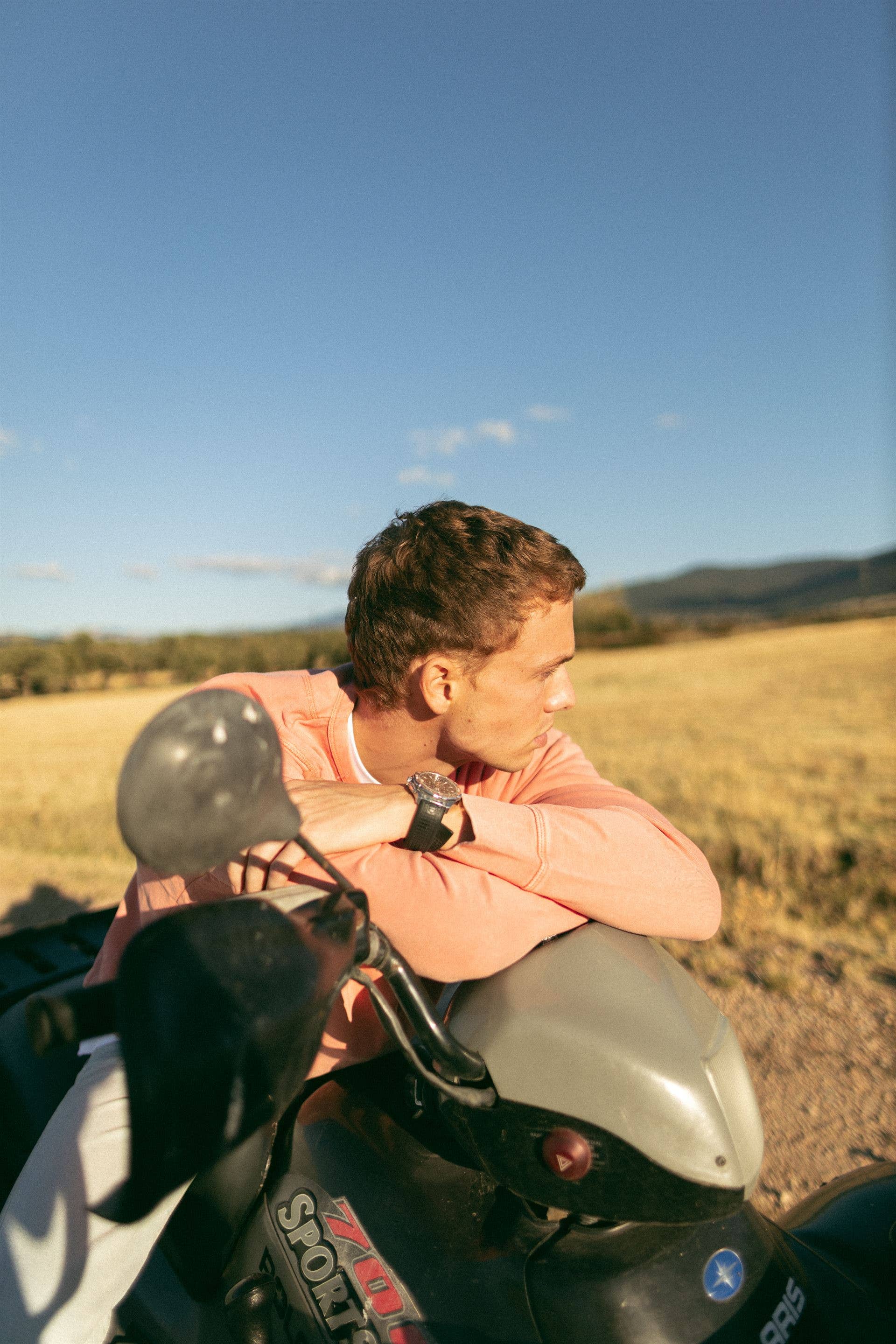 Felpa girocollo Humpier Motors in cotone biologico