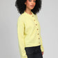 Cardigan in maglia Letiana giallo limone