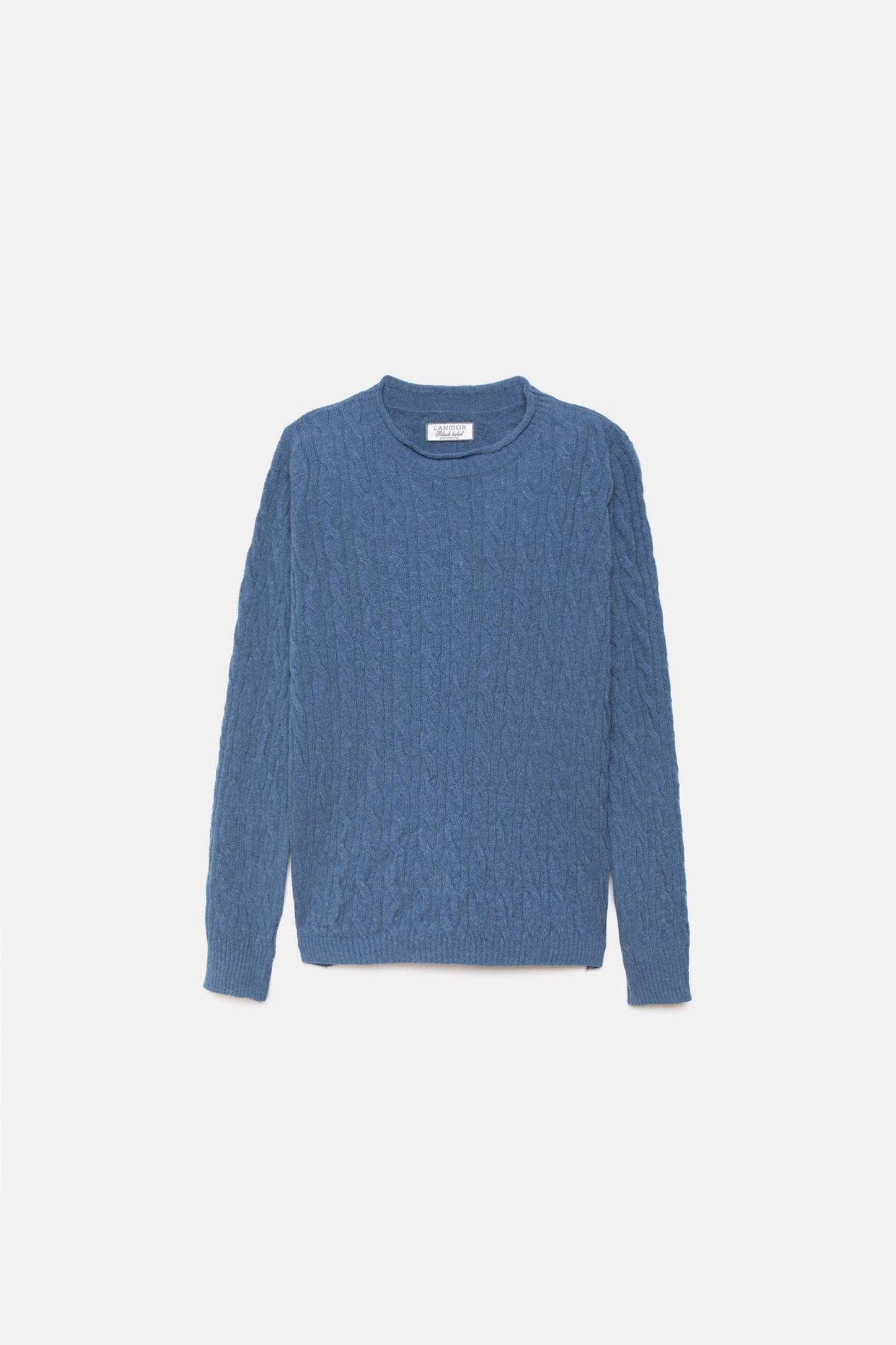 Maglione a maglia strutturata con trecce