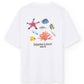 T-shirt oversize “Extinction is Forever” in cotone biologico