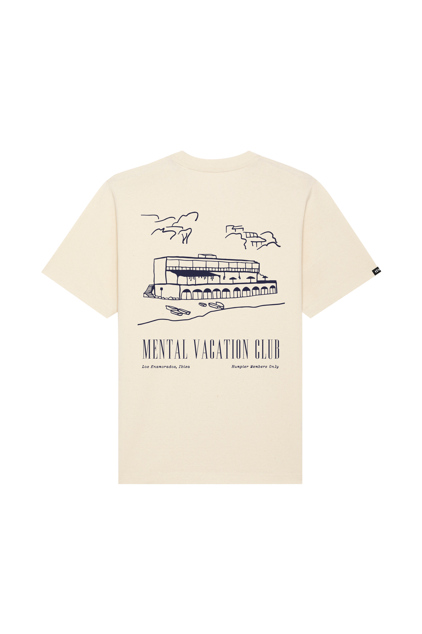 T-shirt Mental Vacation in cotone biologico