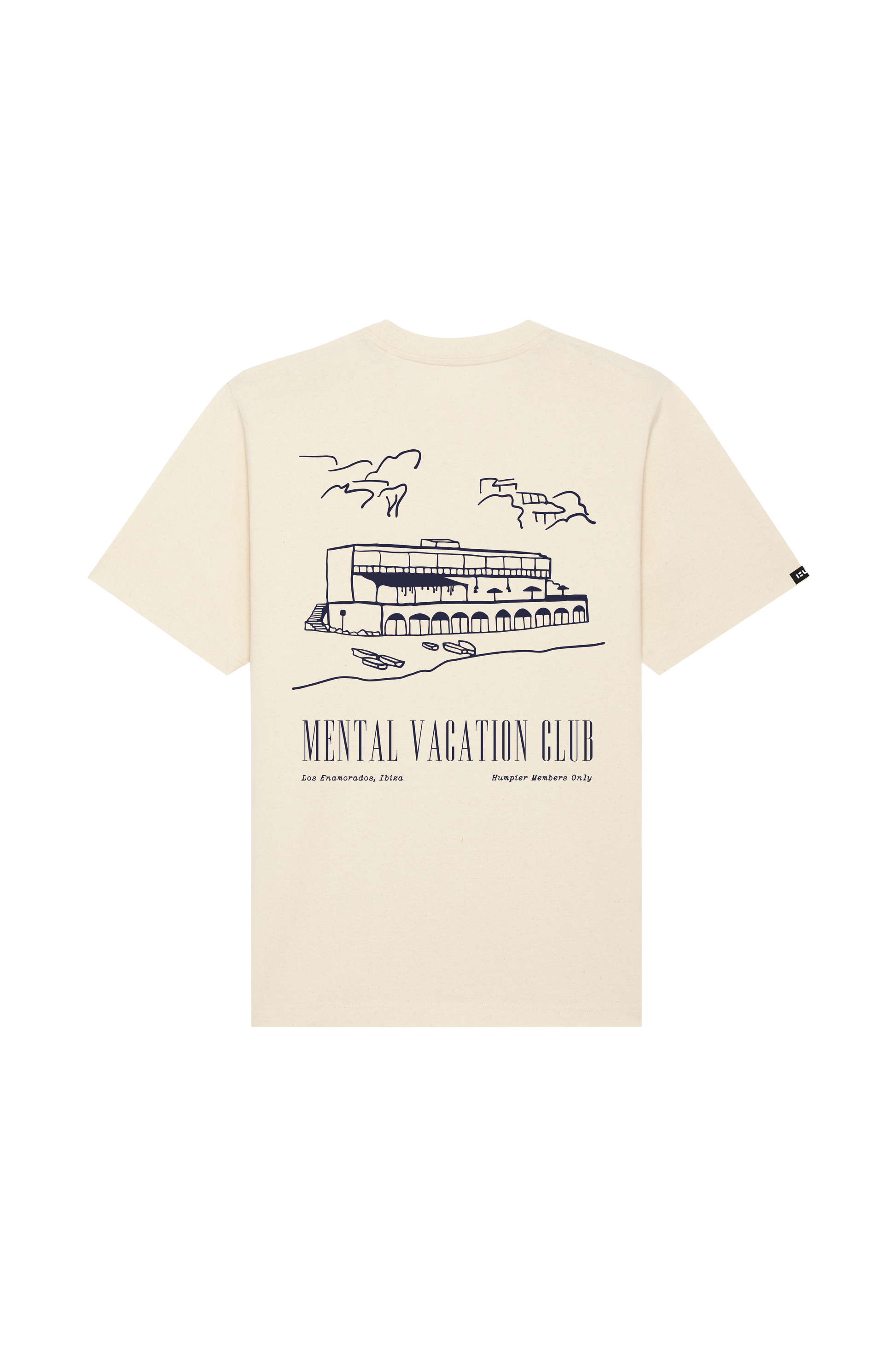 T-shirt Mental Vacation in cotone biologico