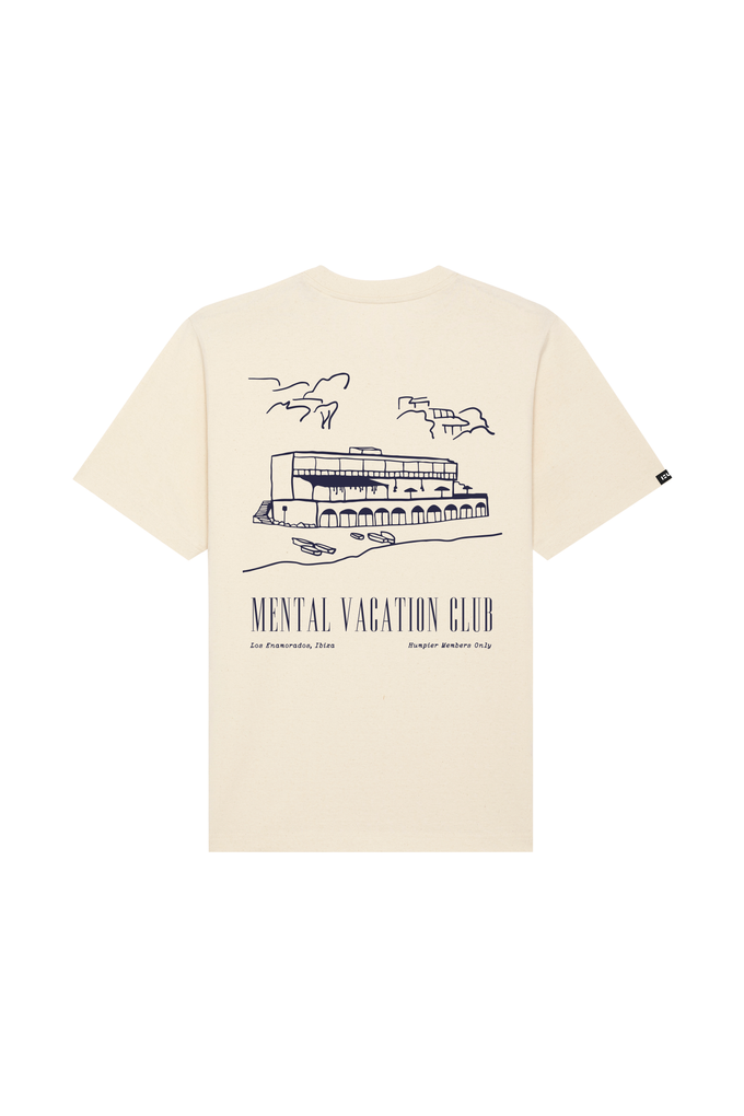T-shirt Mental Vacation in cotone biologico