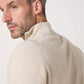 Maglione in lana merino con zip Prudent Milk