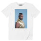 T-shirt unisex in cotone biologico con stampa fotografica cinema