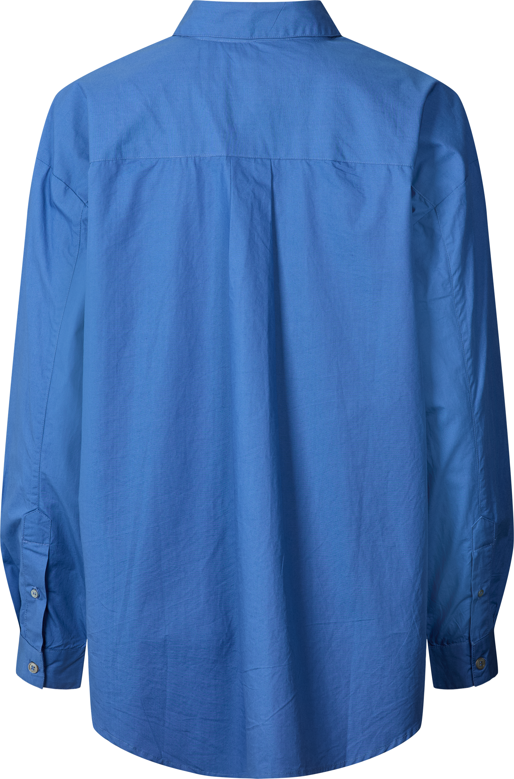 Camicia in popeline di cotone biologico GOTS Astrid azzurro chiaro