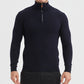 Maglione camionneur effetto cashmere blu navy