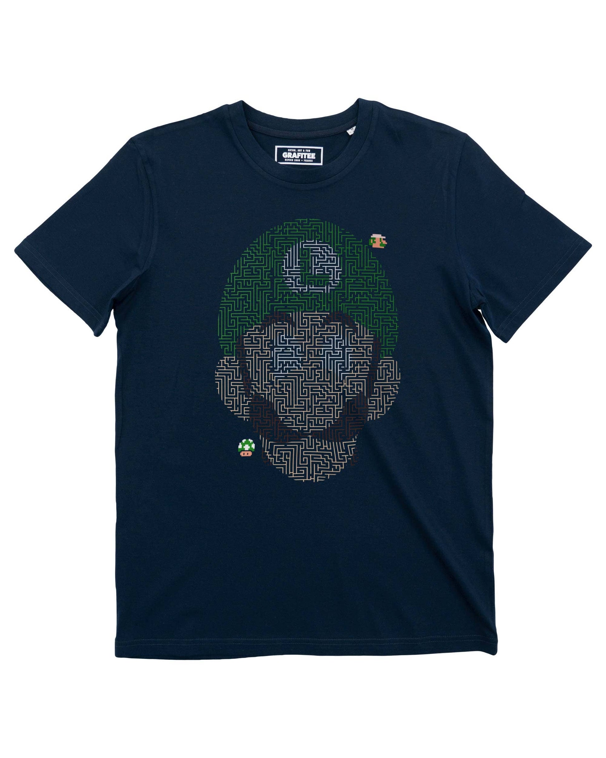 T-shirt Luigi Labyrinth con grafica videogame